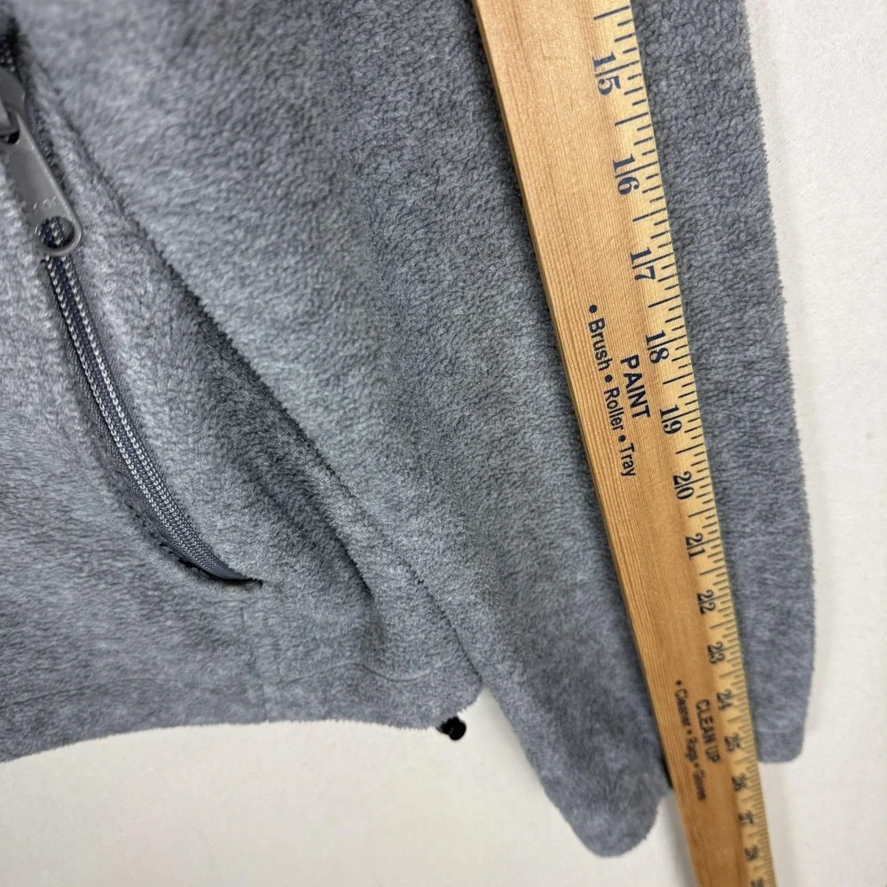 Columbia Jacket Mens XL Gray Fleece Full Zip Pockets Outdoor Hiking Casual